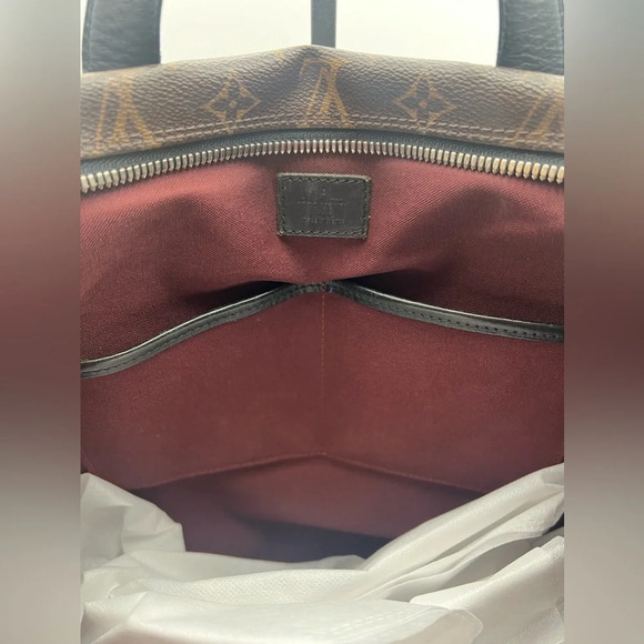 Louis Vuitton Brown Monogram Macassar Kitan Silver Tone Hardware bag - Picture 14 of 14